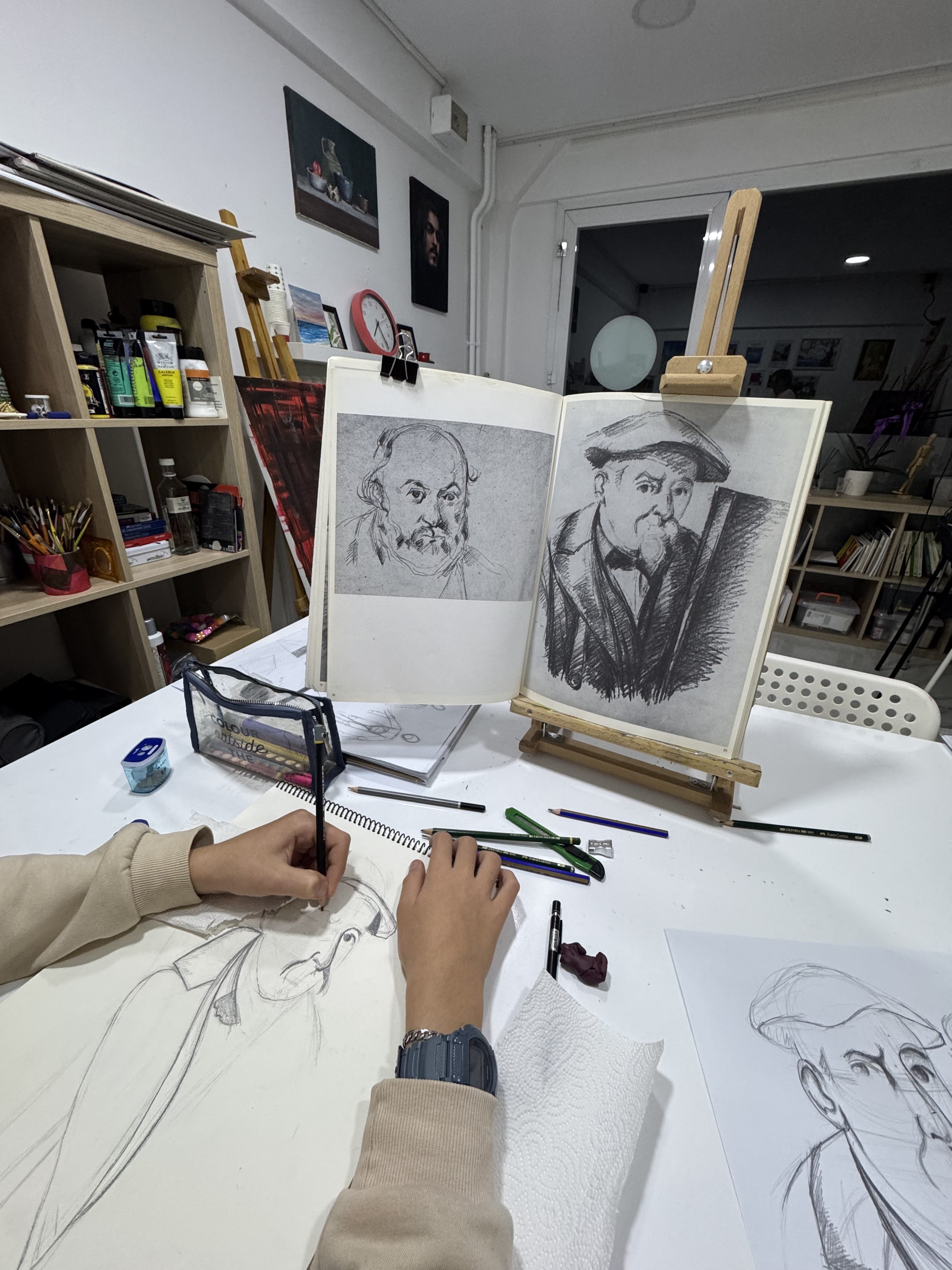 Portre çalışması